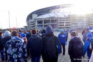 Gimnazjaliści na maczu Lech-Legia 22.03.2015