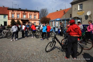 I Rajd rowerowy w Nieznane z metą w Krześlicach 22.04.2012