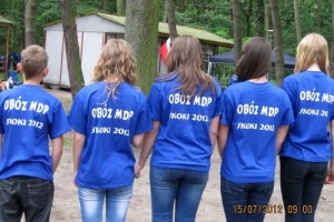 Szkoleniowo – wypoczynkowy obóz dla członków Młodzieżowych Drużyn Pożarniczych w Roscinnie 7.2012