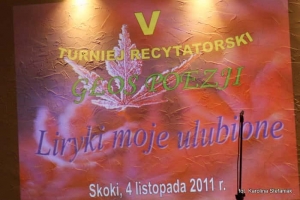 V Powiatowy Turniej Recytatorski "GŁOS POEZJI" 4.11.2011
