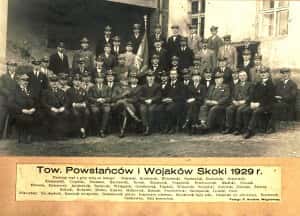 Członkowie Towarzystwa Powstańców i Wojaków - 1929
