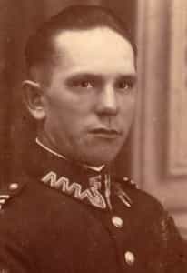 Wacław Jastrząbek W mundurze Wojska Polskiego;