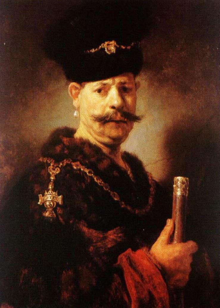 Obraz Rembrandta Polski szlachcic, który może przedstawiać Andrzeja Reja 
