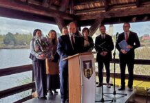 Otwarcie odrestaurowanego zamku Pałuków w Gołańczy