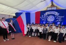 Pasowanie pierwszoklasistów w Szkole Podstawowej w Jabłkowie