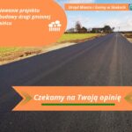 Zaproszenie do opiniowania projektu przebudowy drogi gminnej w Łosińcu