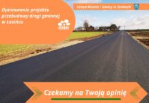 Zaproszenie do opiniowania projektu przebudowy drogi gminnej w Łosińcu