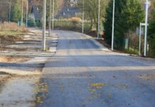 Ulica Włókna w Potrzanowie gotowa