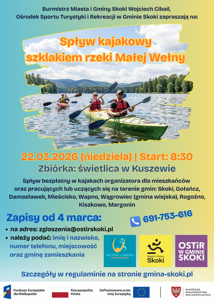 Spływ kajakowy_Skoki