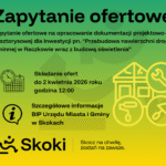 Opracowanie dokumentacji dla przebudowy drogi gminnej w Raczkowie wraz z budową oświetlenia