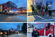 OSP w Rościnie z wozem ratowniczo-gaśniczym