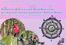 Rodzinny Rekreacyjny Rajd Rowerowy po obszarze Stowarzyszenia „Dolina Wełny” – rajd na orientację