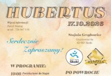Zapraszamy na Hubertusa
